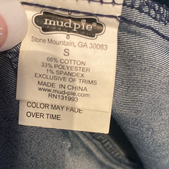 EXCELLENT FOR SPRING MUDPIE JEAN TUNIC DRESS - Picture 5 of 5